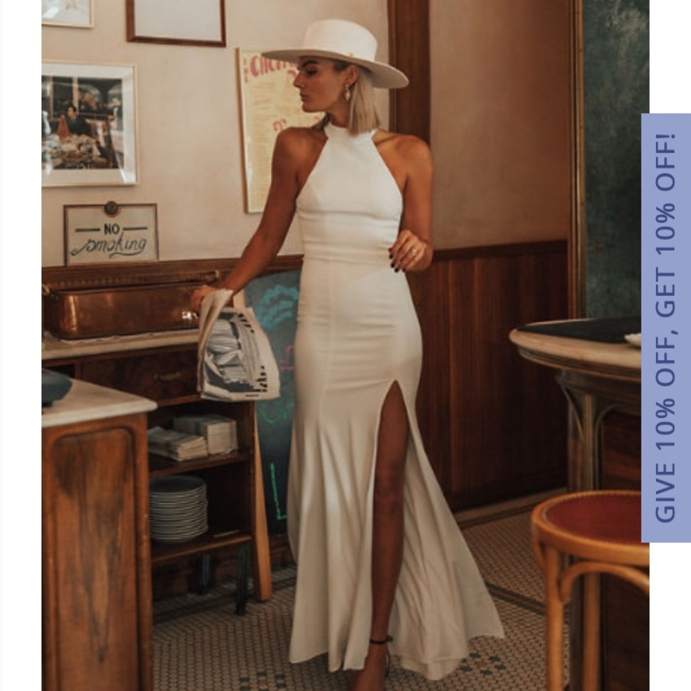 BHLDN Montreal Crepe Maxi Dress